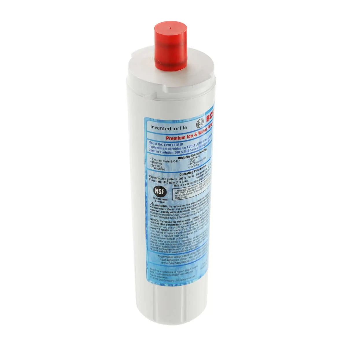 00640565 Bosch Refrigerator Premium Ice & Water Filter Bosch