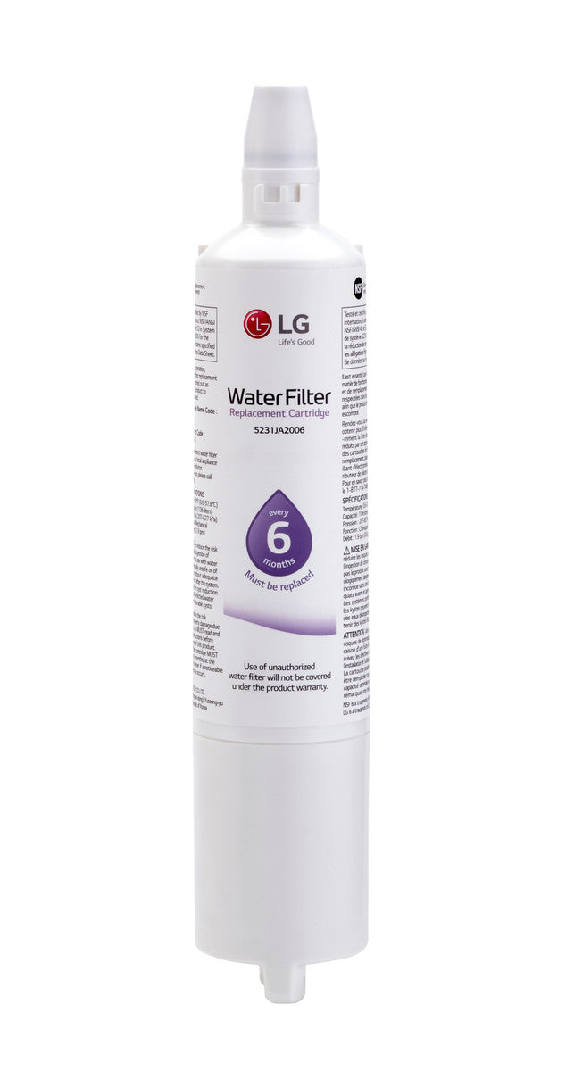 LG 5231JA2006F Refrigerator Water Filter, LT600P LG