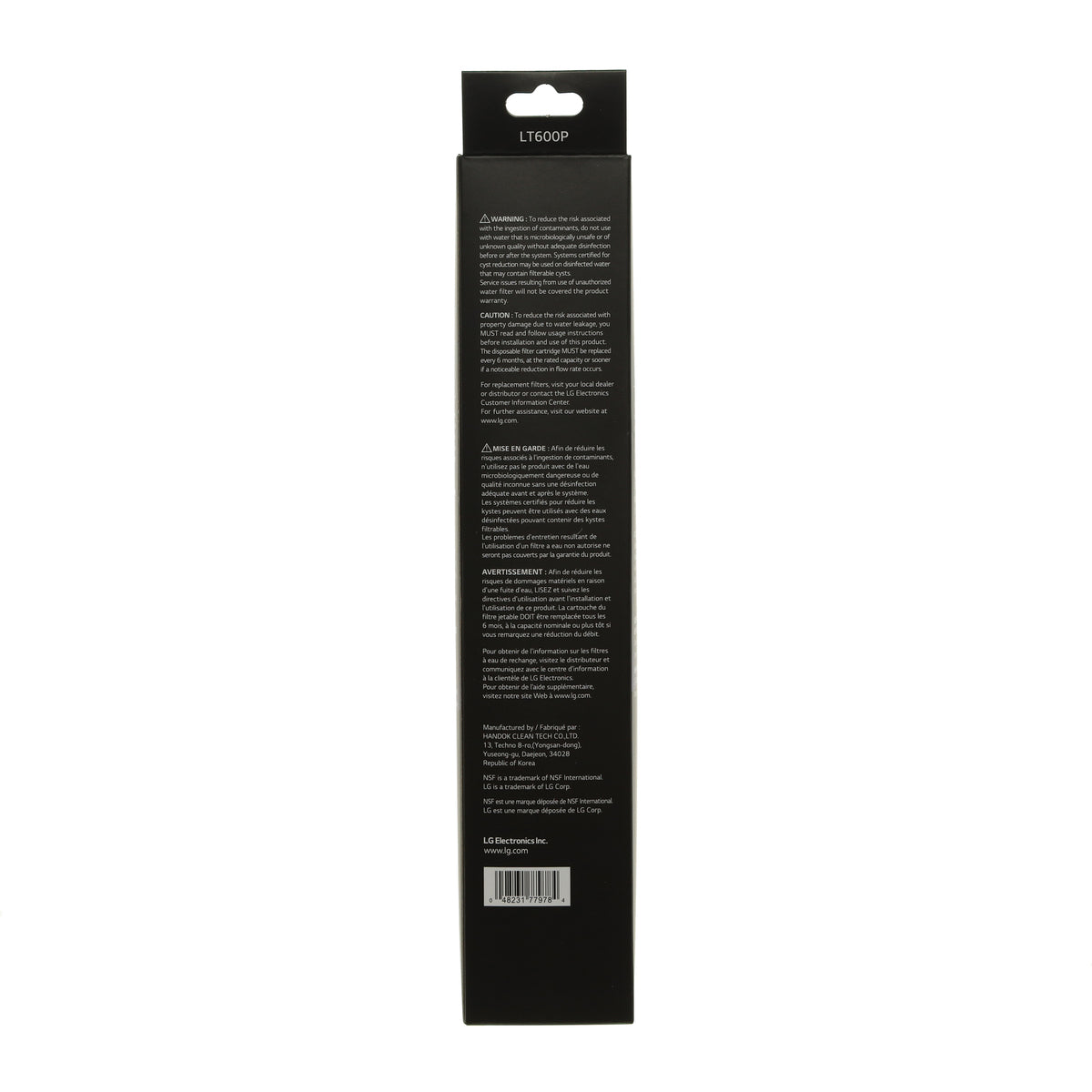 LG 5231JA2006F Refrigerator Water Filter, LT600P LG