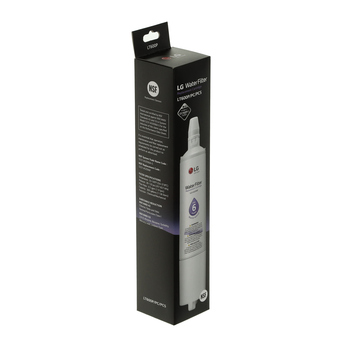 LG 5231JA2006F Refrigerator Water Filter, LT600P LG