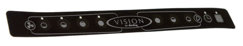 Air King Range Hood Nameplate Overlay, Black