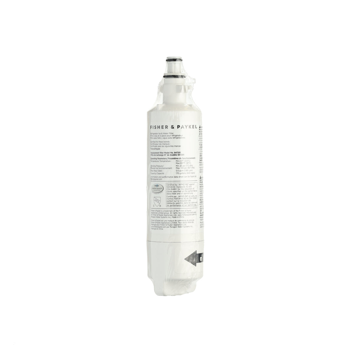 Fisher & Paykel / DCS 847201 FILTER WATER COMPACT REF FWC4 Fisher & Paykel