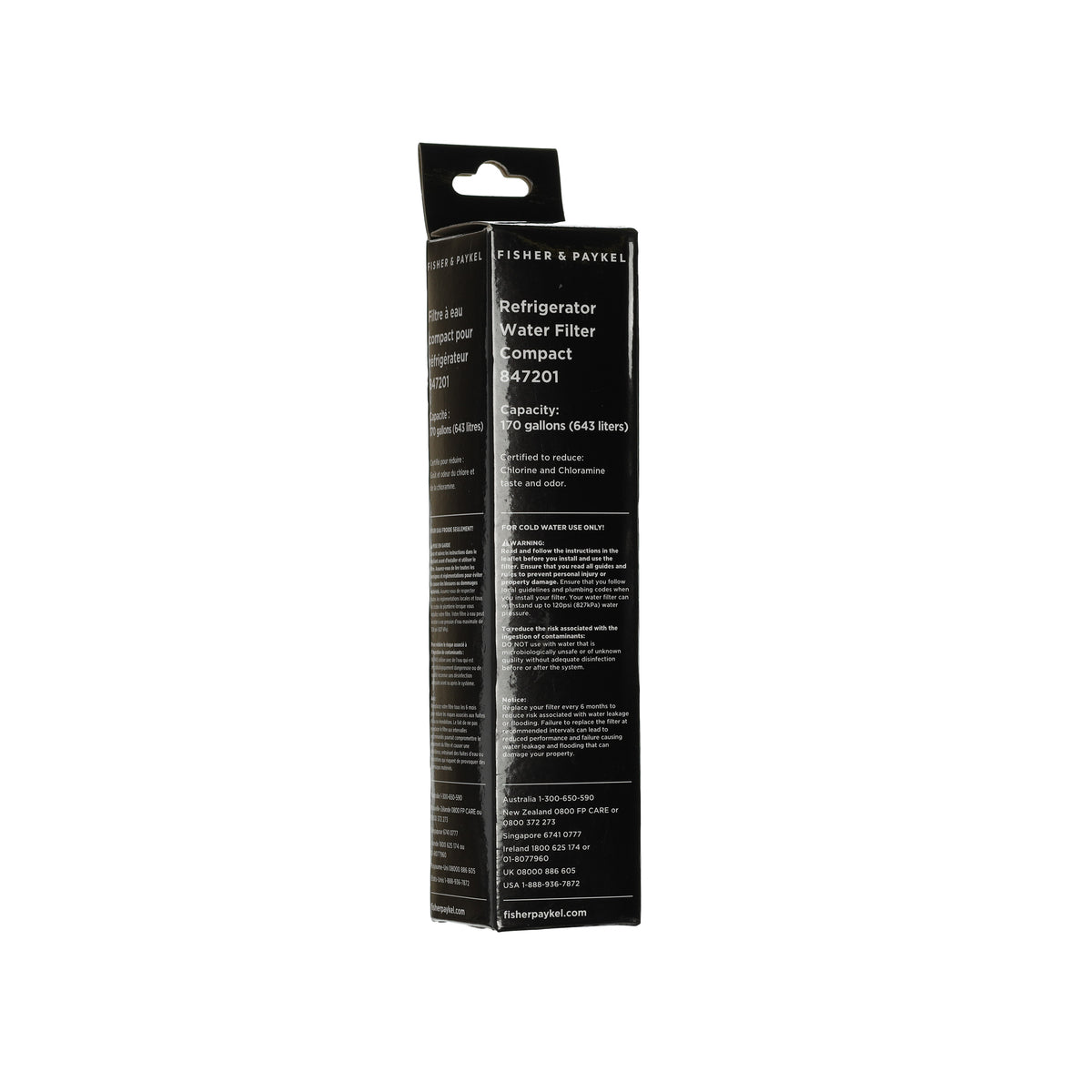 Fisher & Paykel / DCS 847201 FILTER WATER COMPACT REF FWC4 Fisher & Paykel