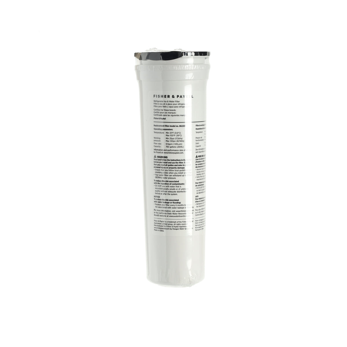 Fisher & Paykel / DCS 862285 Fisher & Paykel Refrigerator Water Filter FS FWC2 Fisher & Paykel