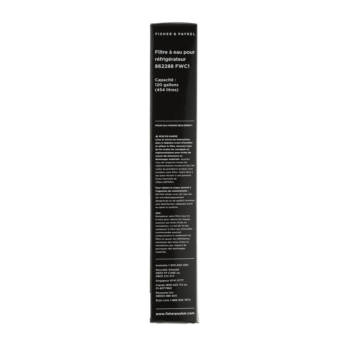Fisher & Paykel / DCS 862288 Fisher & Paykel Refrigerator Water Filter WP FWC1 Fisher & Paykel