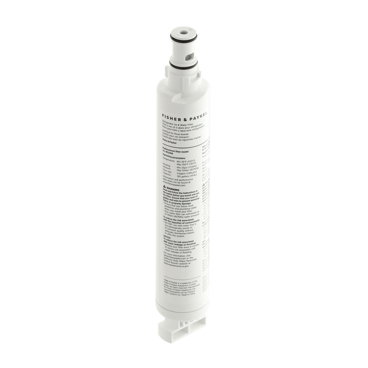 Fisher & Paykel / DCS 862288 Fisher & Paykel Refrigerator Water Filter WP FWC1 Fisher & Paykel