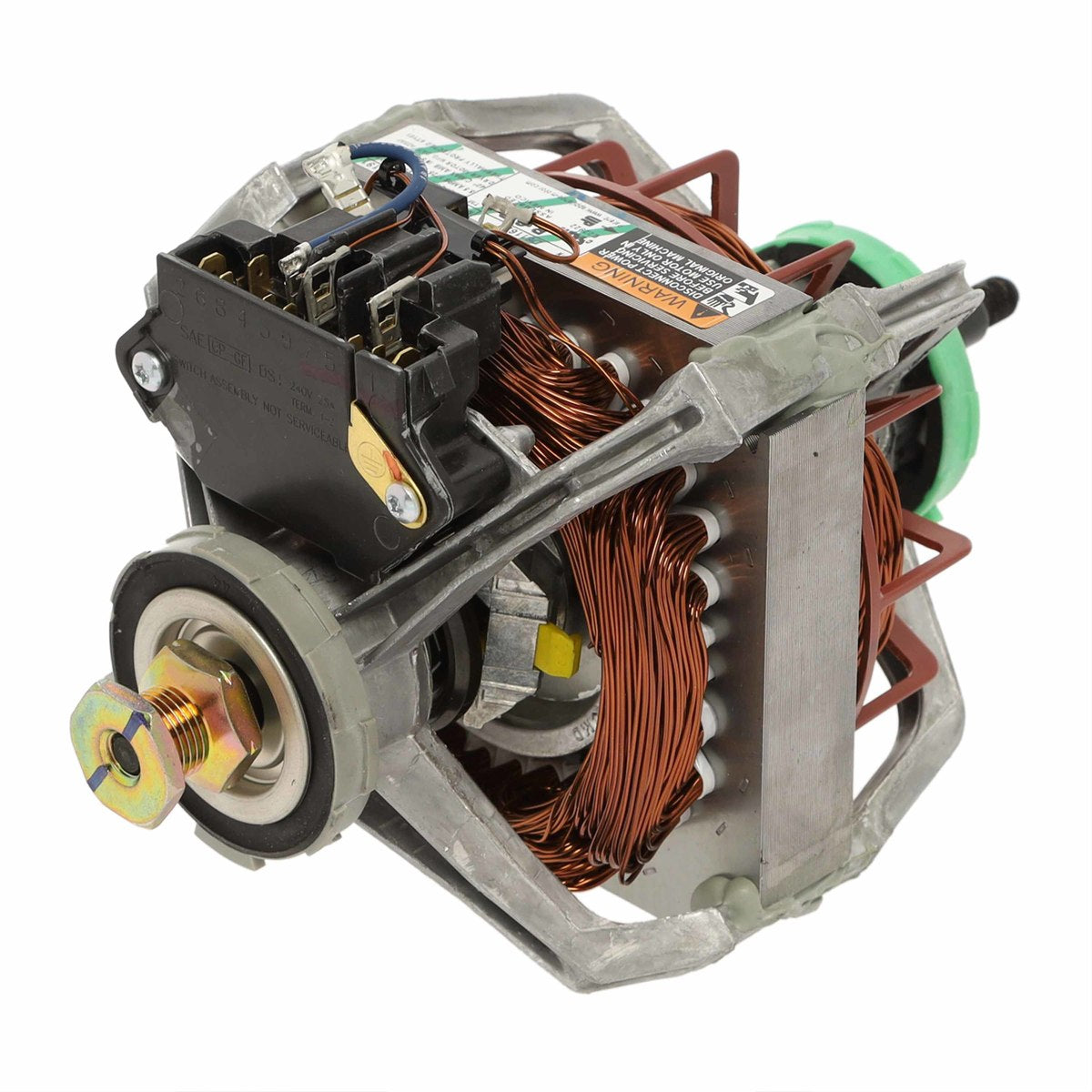 Speed Queen Dryer Drive Motor, with Pulley Speed Queen