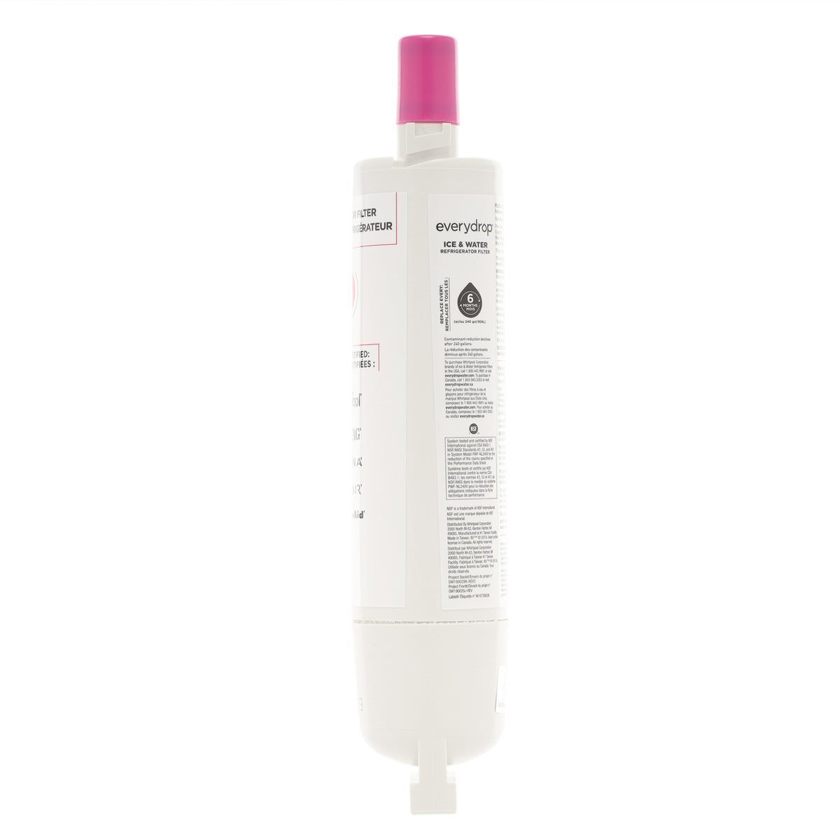 Whirlpool EDR5RXD1B Everydrop Refrigerator Water Filter, #5/4396508P/4396510P Whirlpool