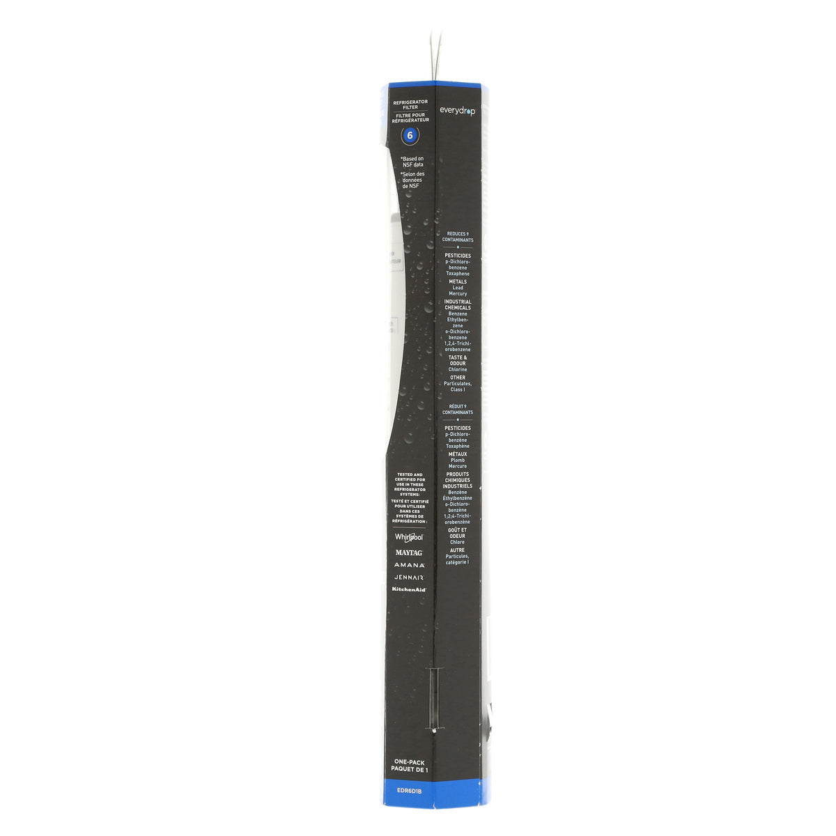 Whirlpool EDR6D1B Everydrop Refrigerator Water Filter, #6/4396701 Whirlpool