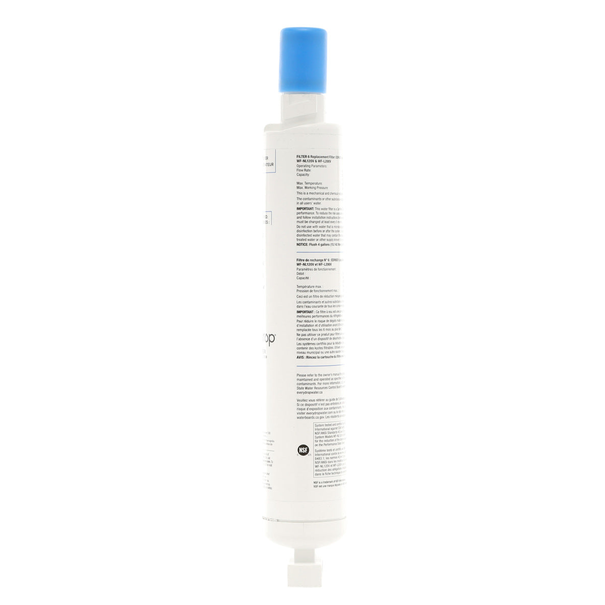 Whirlpool EDR6D1B Everydrop Refrigerator Water Filter, #6/4396701 Whirlpool