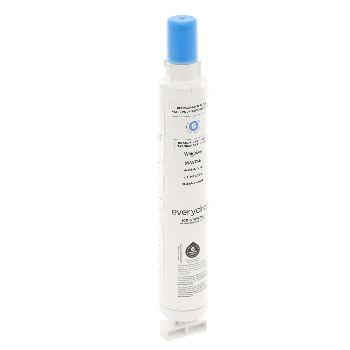 Whirlpool EDR6D1B Everydrop Refrigerator Water Filter, #6/4396701 Whirlpool