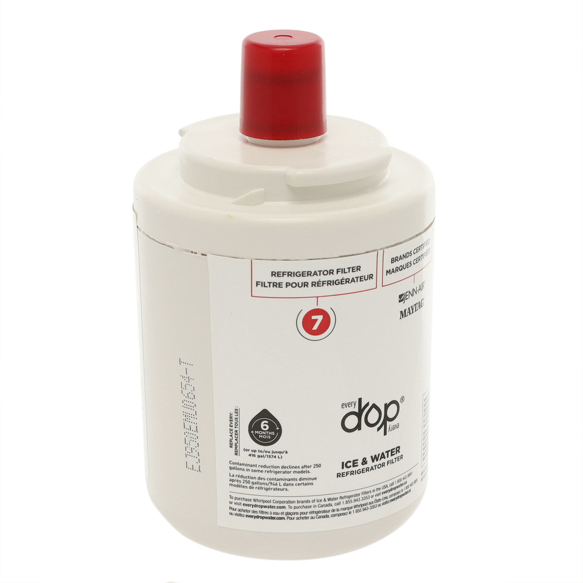 Whirlpool EDR7D1B Everydrop Refrigerator Water Filter, #7/Ukf7003 Whirlpool
