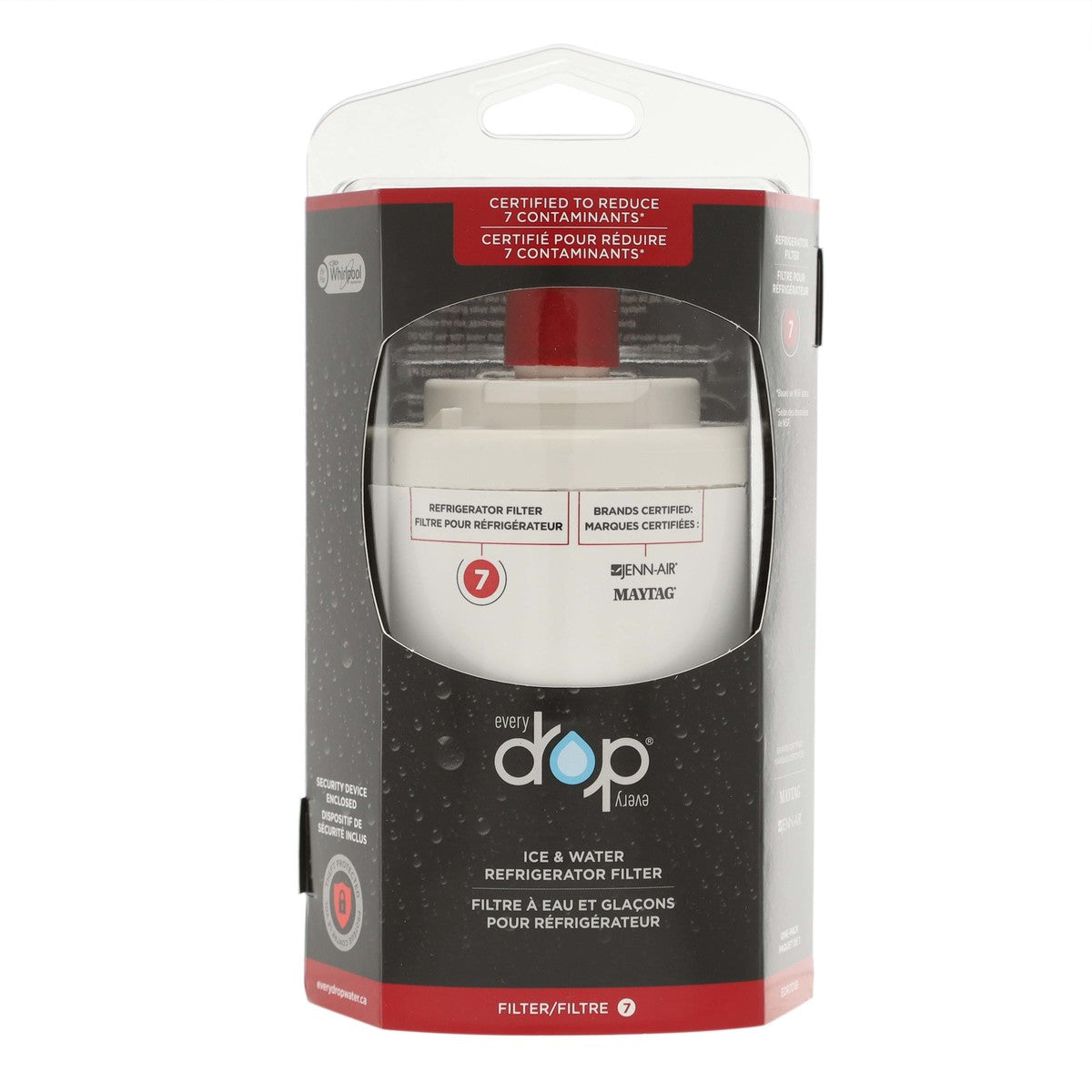 Whirlpool EDR7D1B Everydrop Refrigerator Water Filter, #7/Ukf7003 Whirlpool