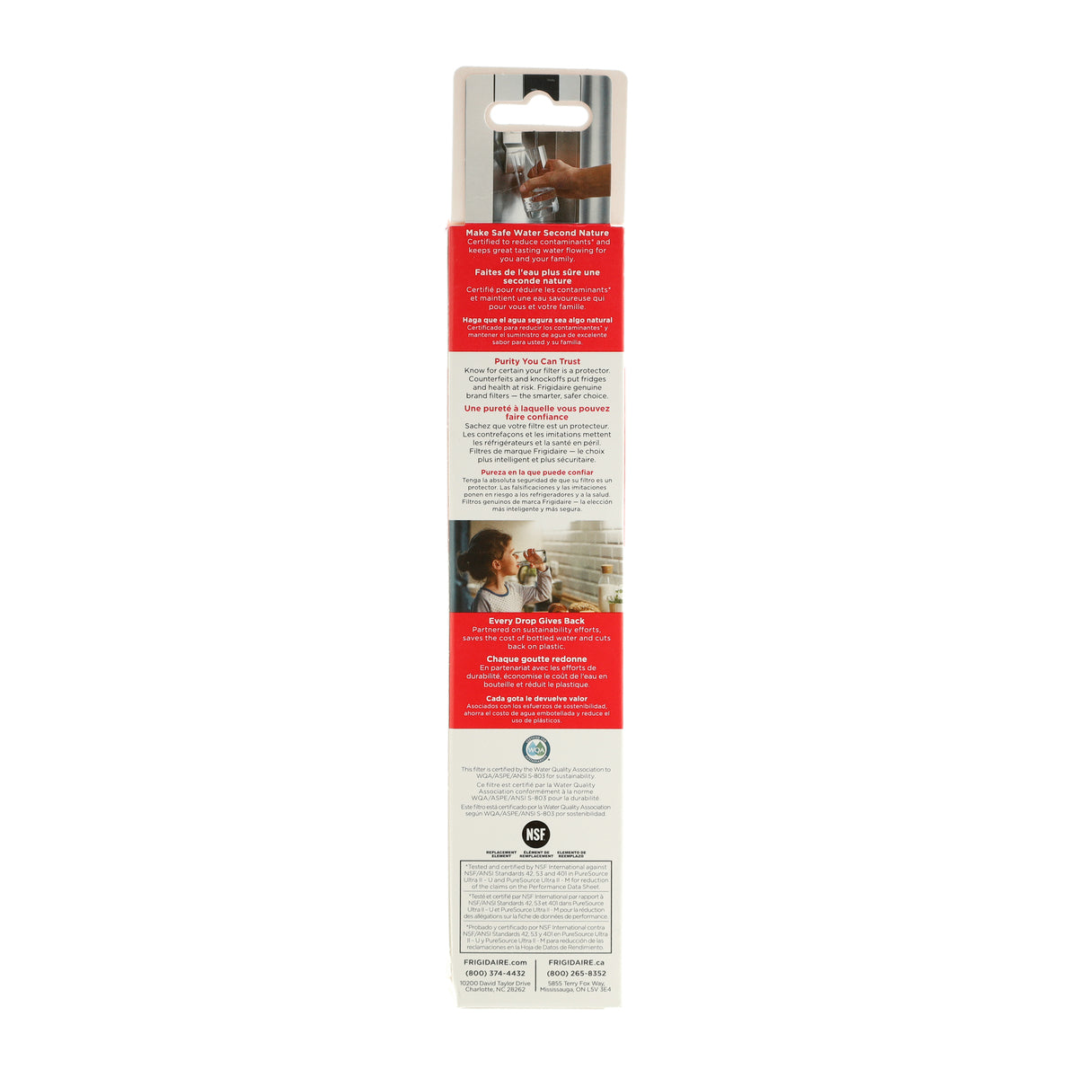 EPTWFU01 Frigidaire PureSource Ultra® II Water and Ice Refrigerator Filter Frigidaire