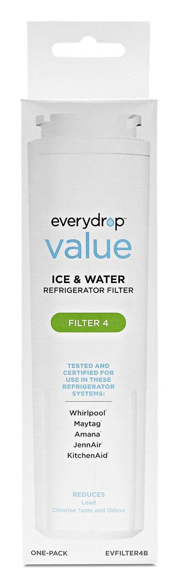 Whirlpool EVFILTER4B everydrop® value Refrigerator Water Filter 4 Whirlpool