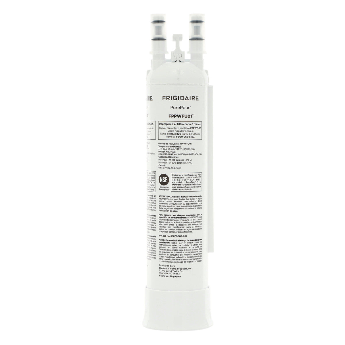 Frigidaire FPPWFU01 PurePour™ Water and Ice Refrigerator Filter PWF-1™ Frigidaire