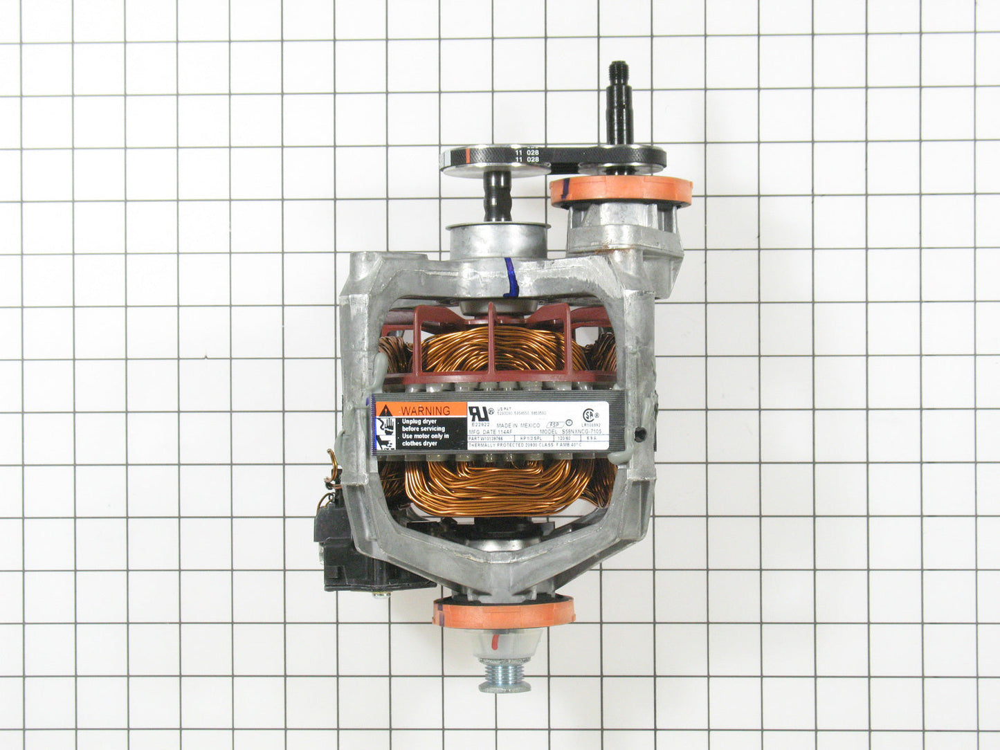 Whirlpool W11234001 Dryer Drive Motor with Pulley Whirlpool