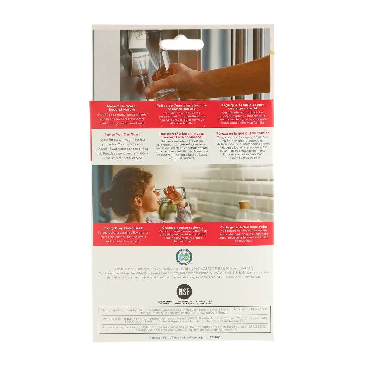 WF2CB Frigidaire PureSource 2 Water and Ice Refrigerator Filter Frigidaire