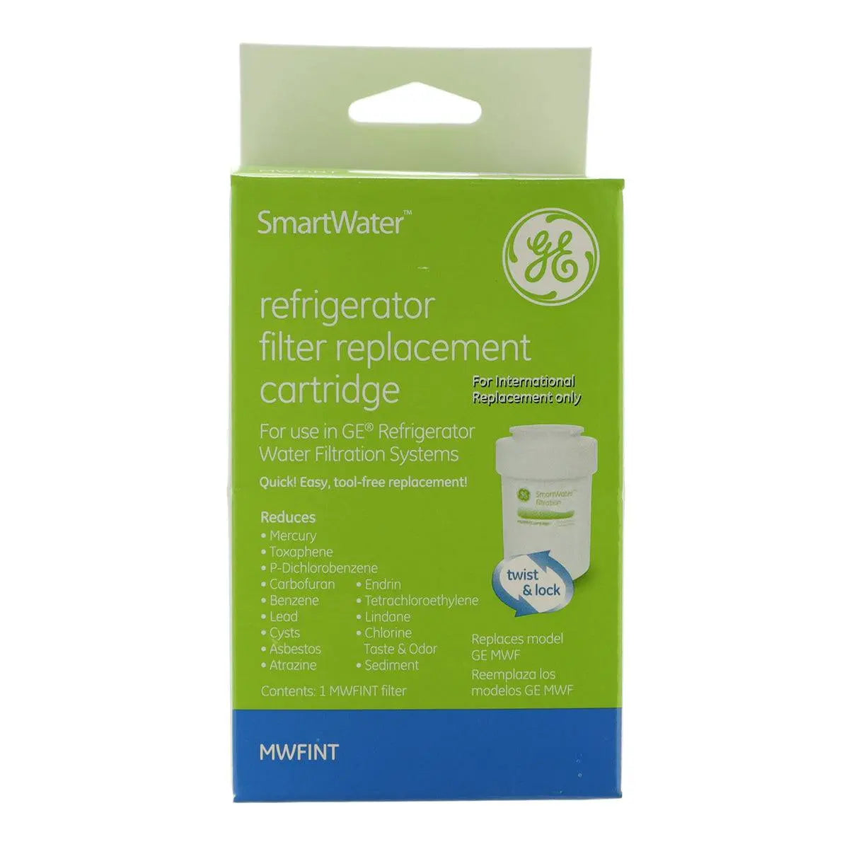 WG03F00835 MWF GE Refrigerator Water Filter GE - General Electric
