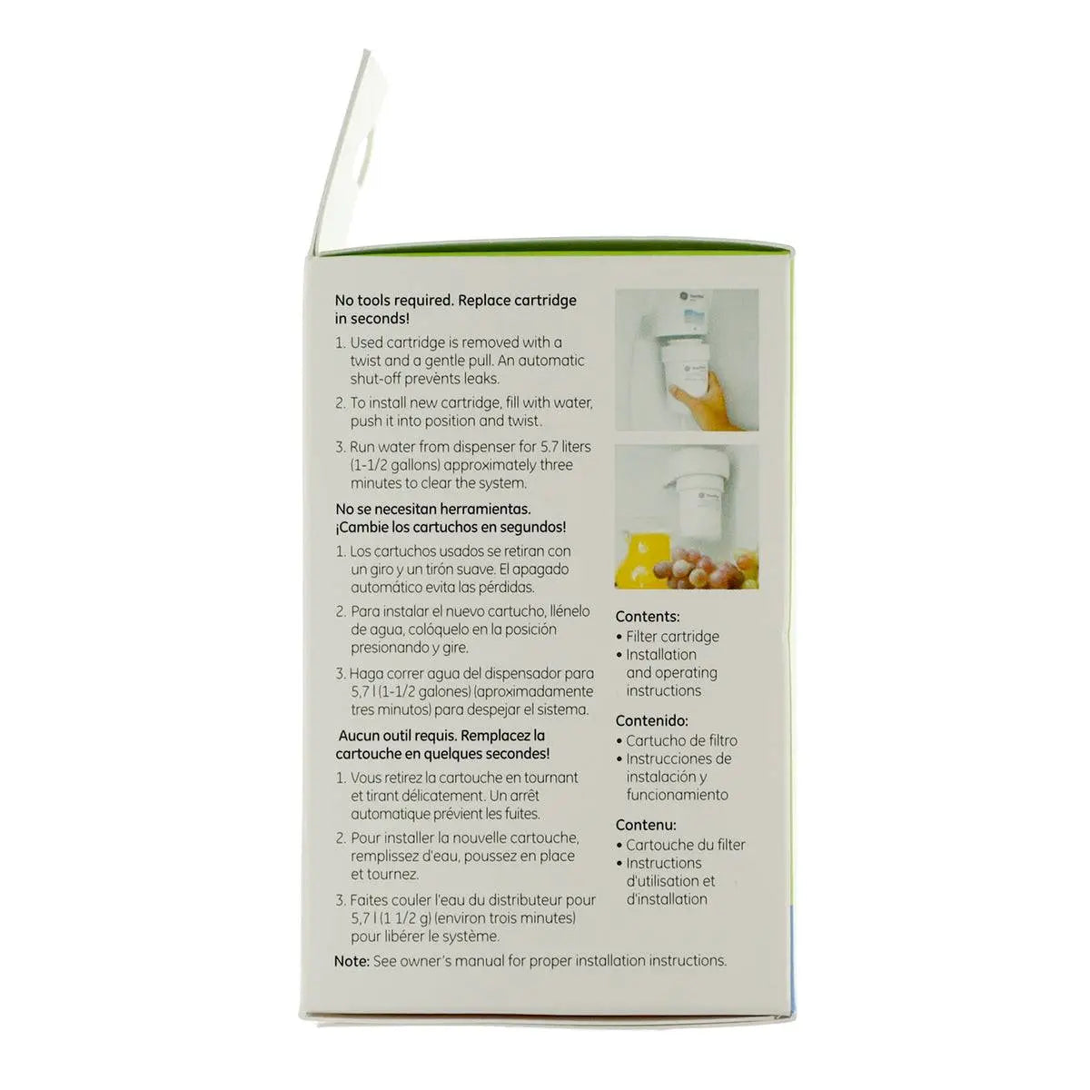 WG03F00835 MWF GE Refrigerator Water Filter GE - General Electric