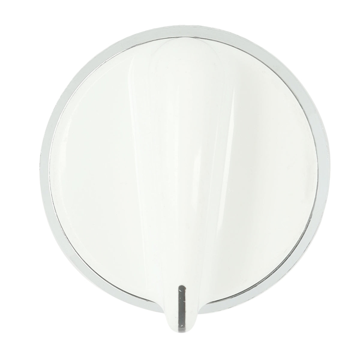WW02F00278 GE Dryer Control Knob Assembly, White/Chrome GE - General Electric