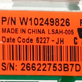 Whirlpool W10849080 CNTRL-ELEC Whirlpool