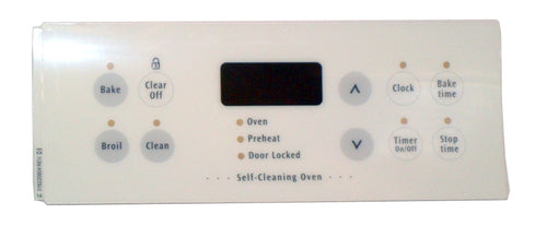Frigidaire 316220804 Ra Timer Clock Overlay Wh