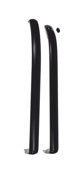 GE WG03L01966 Refrigerator Door Handle Set, Black, 2/Pack