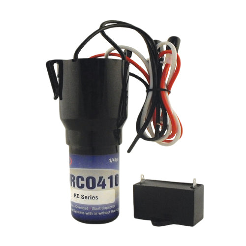 Universal Refrigerator 4 'N 1 Hard Start, Relay, Overload & Start/Run Capacitor Combo