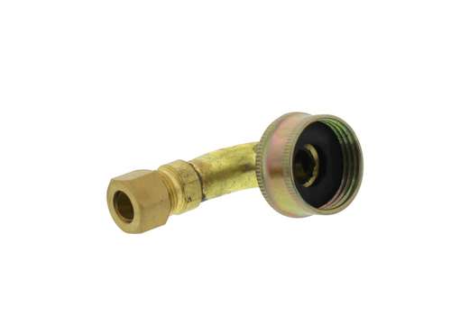 Universal Dishwasher Elbow Fitting, 3/8" Compression x 3/4" FHT, Equivalent to W10685193