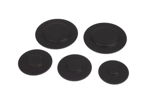 Whirlpool WPW10183374 Range Oven Burner Cap Kit, Black