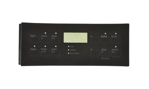 Frigidaire 316419353 Range Clock Overlay, Black