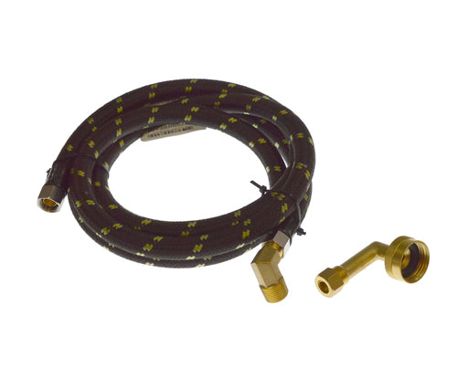 Whirlpool W10278635RP Dishwasher Industrial-Grade Water Supply Hose Kit, 6'