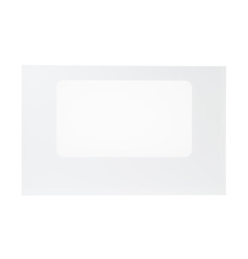 GE WS01L07974 Range Outer Oven Door Panel & Glass, White