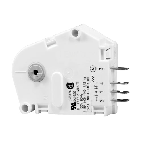 Supco SZ3081180 Refrigerator Defrost Timer, 8h 21min, Equivalent To 3081180, 5303917634