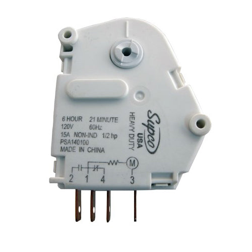 Supco Refrigerator Defrost Timer, 6h 21min, Equivalent To WP4391974