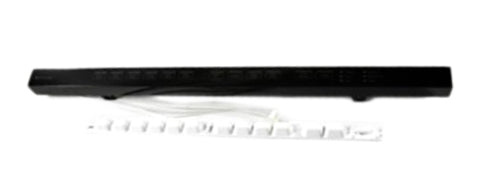 Whirlpool WPW10258909 Dishwasher Control Panel, Black