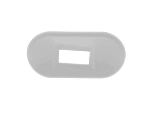 GE WW01F01763 Washer Bezel Lid Lock, White