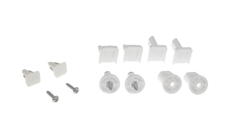 Whirlpool 4388540 Refrigerator Shelf Support Kit, 12/Piece