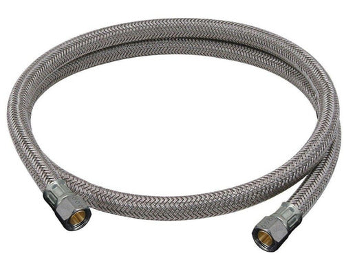 Aqua-Dynamic Ice Maker, Braided Supply 120"
