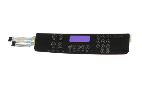 Whirlpool WPW10207928 Range Oven Membrane Switch, Black