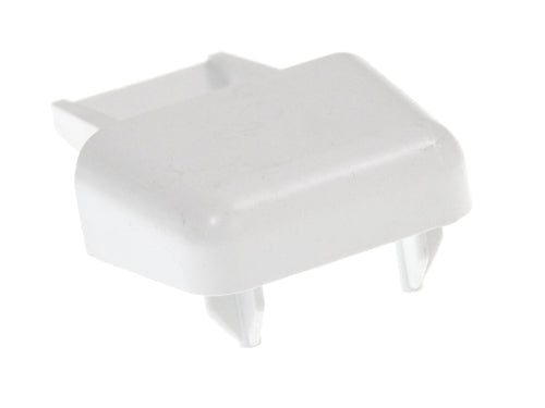 GE WG03L01246 Refrigerator Bottle Bar End Cap, White