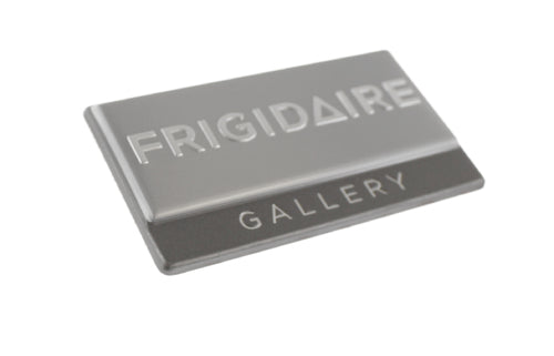 Frigidaire 242015201 Gallery Refrigerator Door Nameplate, Stainless Steel