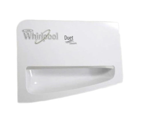 Whirlpool WPW10446403 Washer Detergent Dispenser Drawer Handle, White