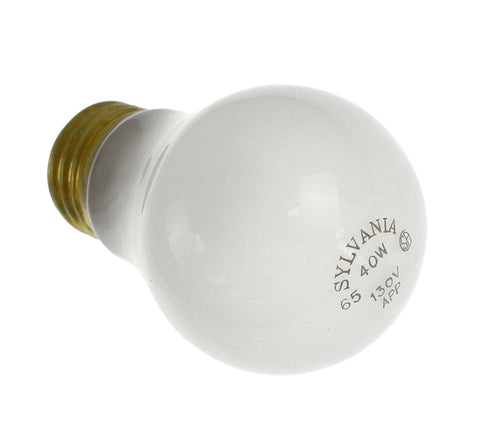 Whirlpool 8009 Refrigerator Light Bulb, 40W, Frosted