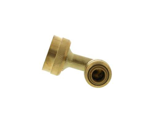 SharkBite Universal 1/4" x 3/4" Garden Hose Nut Dishwasher Elbow, Push On