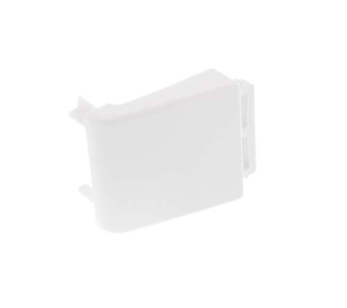 Whirlpool 67208-3 Refrigerator Door Shelf End Cap, Left Or Right, White