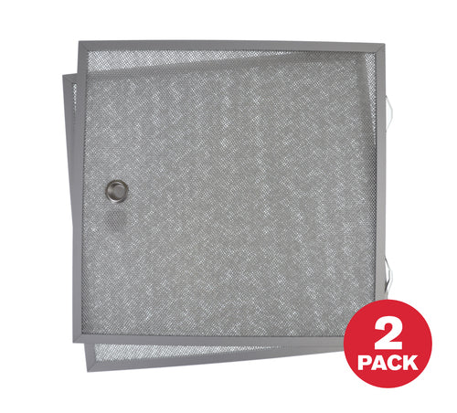 Broan-Nutone 14131 Range Hood Micro Mesh Aluminum Grease Filters 13-3/4" X 14-1/16" X 3/8" 2/Pack