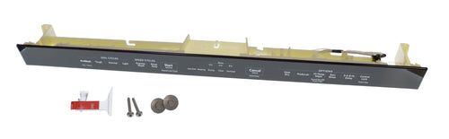 Whirlpool W10902370 Dishwasher Control Panel And Overlay, Black