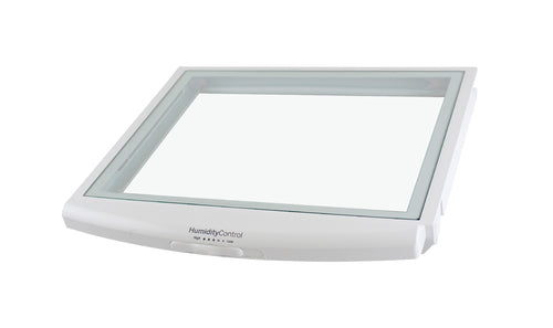 GE WR01L00976 Refrigerator Crisper Pan Cover, White